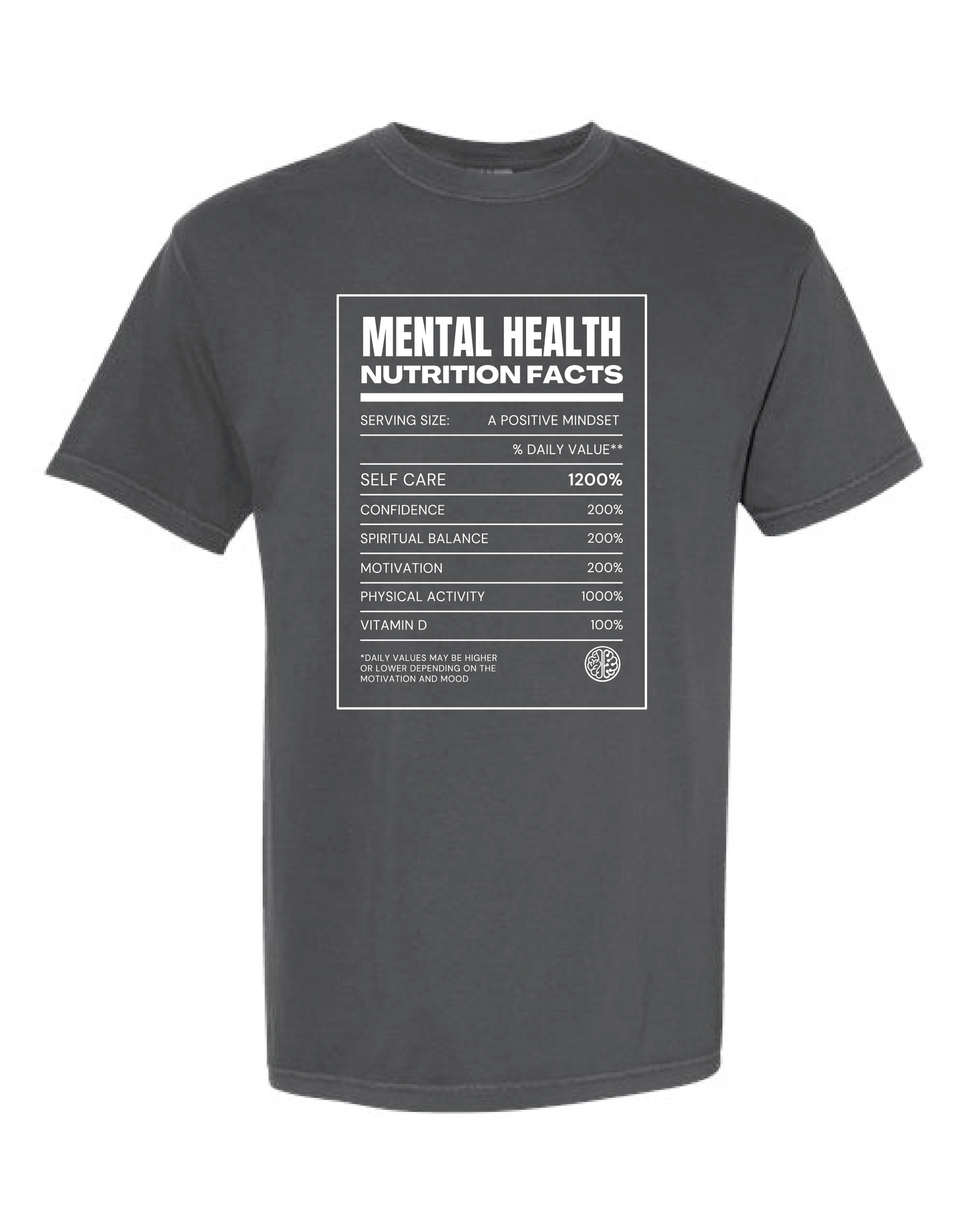 Mental Health T-Shirt (Pepper)